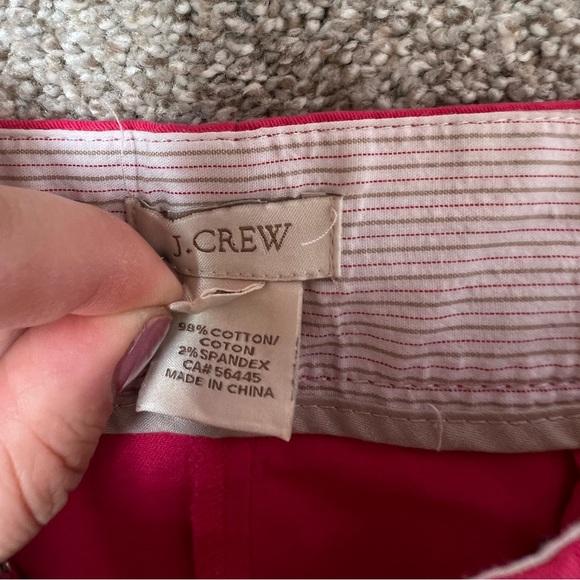 J Crew Hot Pink Side Button Sailor Chino Shorts 10 - Picture 7 of 7
